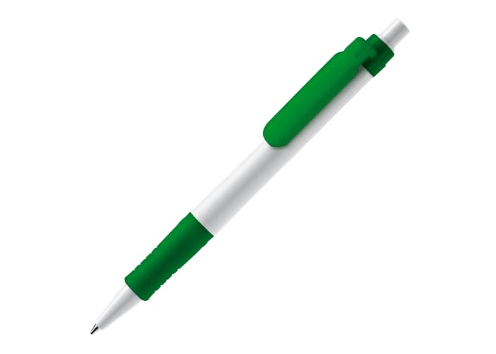 Stylo bille publicitaire biodégradable - Vegetal Pen Blanc / Vert